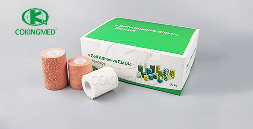 Cotton Self Adhesive Elastic Bandage (Non-woven Material / Cotton Material)